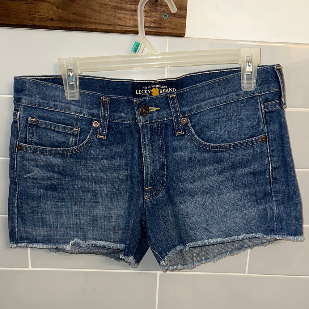 Lucky Brand The Cut Off Jean Shorts
